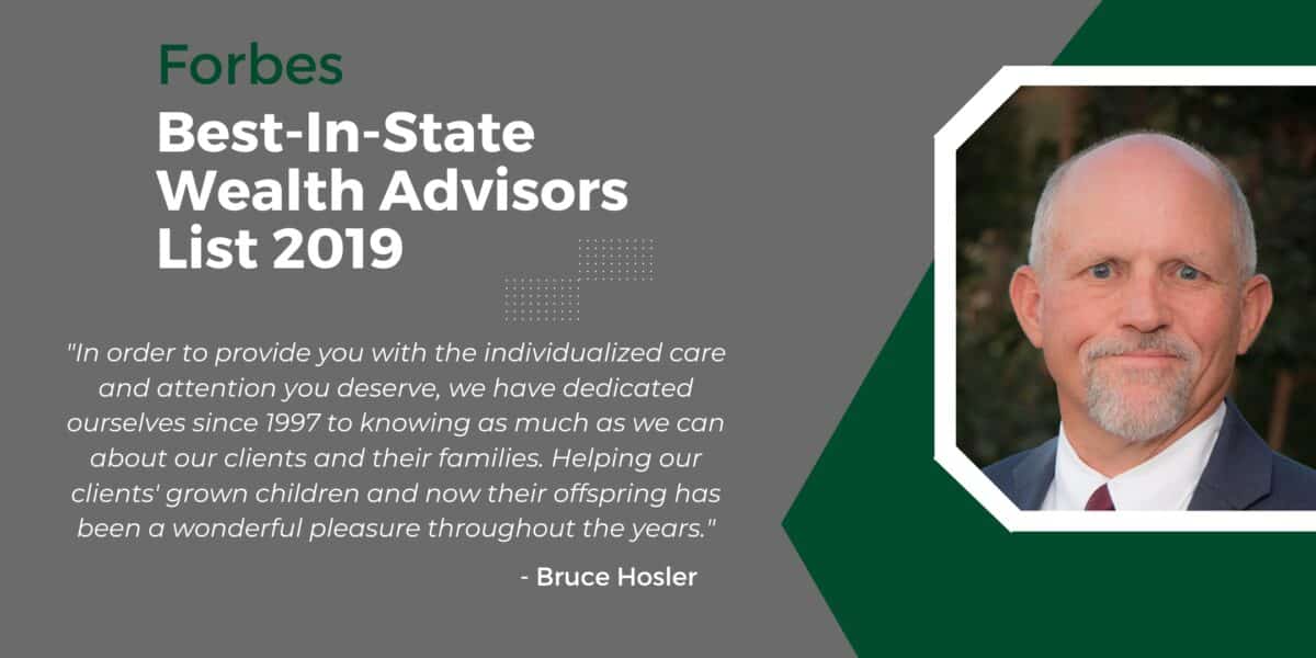 Forbes Best-In-State Award 2019 - Bruce Hosler