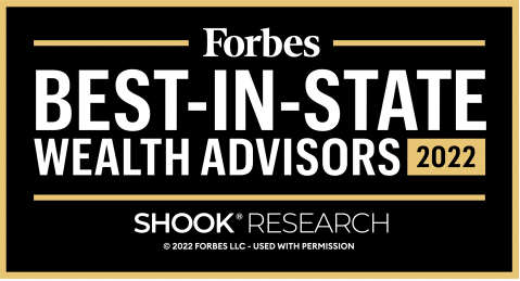 Best in state wealth advisors awards 2022 as published in Forbes April 2022