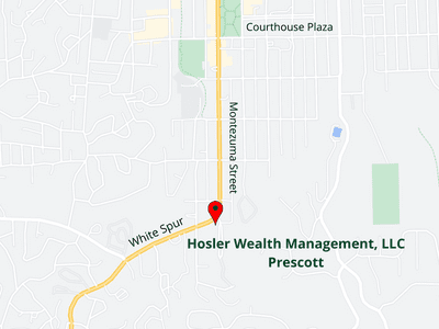 Map to Hosler Wealth Management - Prescott AZ