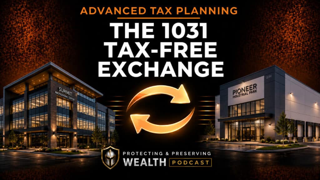 The 1031 Tax-Free Exchange showing 2 commercial buildings