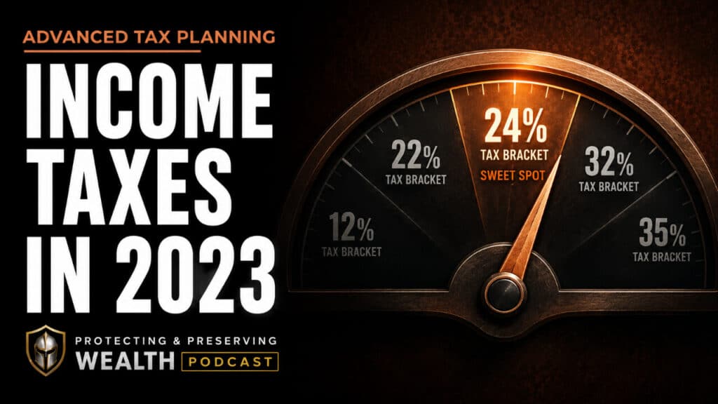 Income taxes in 2023 showing 24% tax bracket