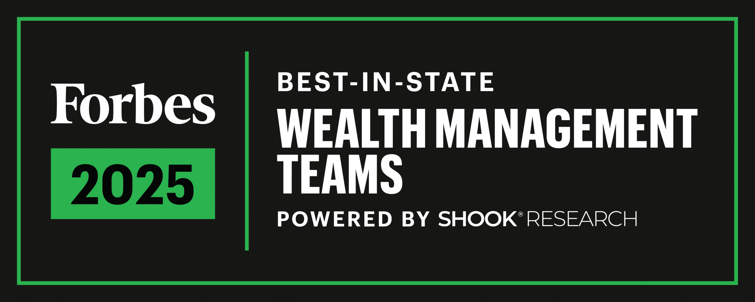 2025 Forbes Best-In-State Wealth Management Teams Award Image