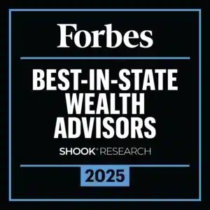 An Image Showing A Forbes Best In State Wealth Advisor Award!