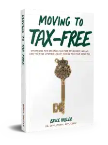 An Image Depicting The Front Cover Of The &Quot;Moving To Tax Free&Quot; Book.