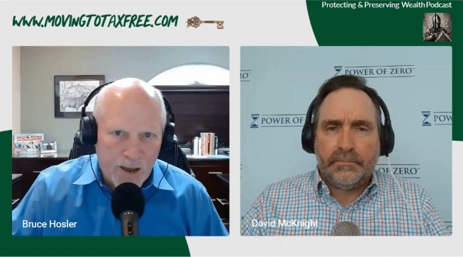 A Screenshot Showing Bruce Hosler Being Interviewed.